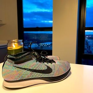 Nike Flyknit racer multicolor size 10.5